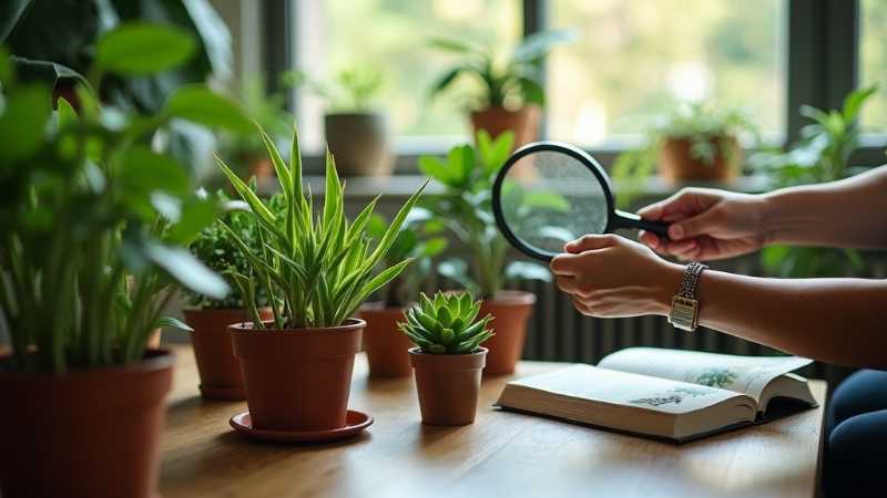7 Steps to Protect Your Houseplants from Pests, Concept art for illustrative purpose, tags: eure - Monok